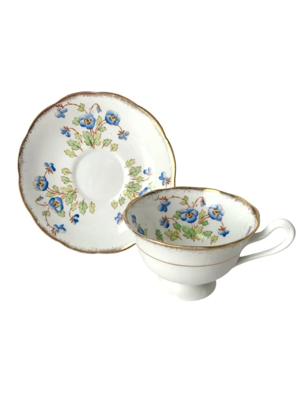 10 Mismatched Tea Cups and Saucers Teacups Instant Collection Tea Party Crafting - Picture 2 of 11